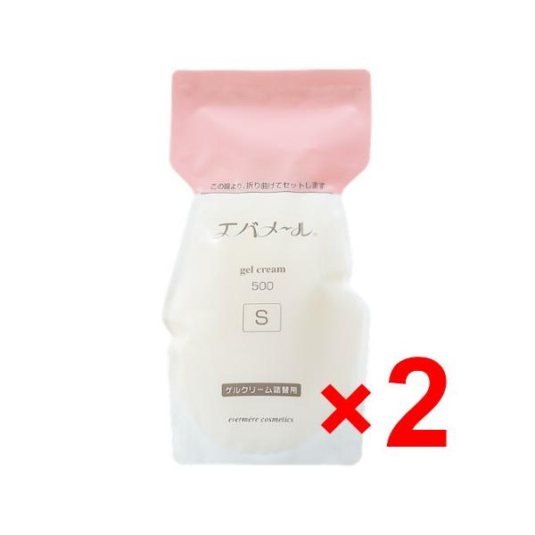 エバメールゲルクリーム詰替(S)500g×3袋② 送料無料 エバメール ゲルクリーム 詰替 S 500g 2個 : B.B Yahoo