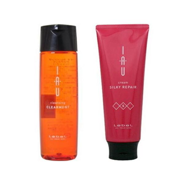 ルベル イオ クレンジング クリアメント シャンプー 200mL ＆ シルキーリペア ヘアトリートメント 200mL セット