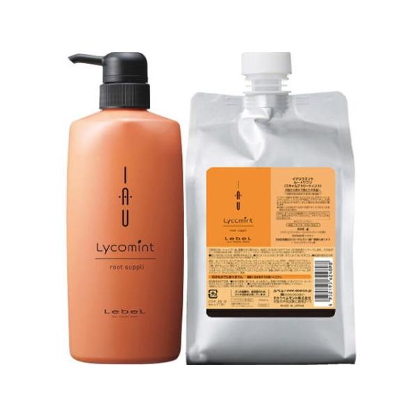 送料無料 ルベル ／ イオリコミント ルートサプリ 600mL ＆ 1000mL リフィル? 2セット?シャンプー 送料無料 ルベル ／ イオリコミント ルートサプリ 600mL ＆ 1000mL