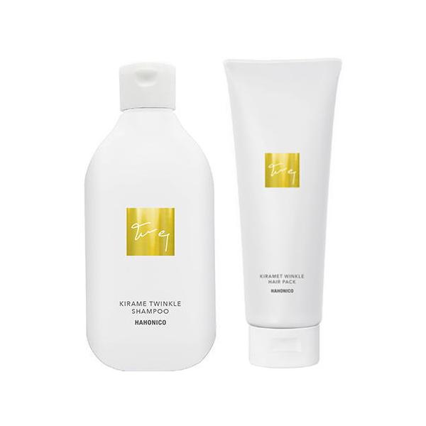ハホニコ  HAHONIKO キラメトゥインクル シャンプー  300ml ＆ ヘアパック 240g  セット／  サロン専売品 美容室専売品
