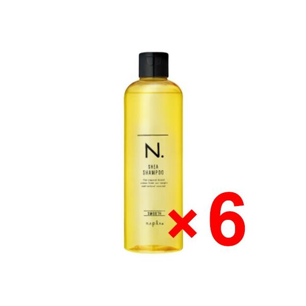 N. SHEA シャンプー 6本セット ナプラ N. エヌドット シアシャンプー スムース 300ml 6個 ホワイト