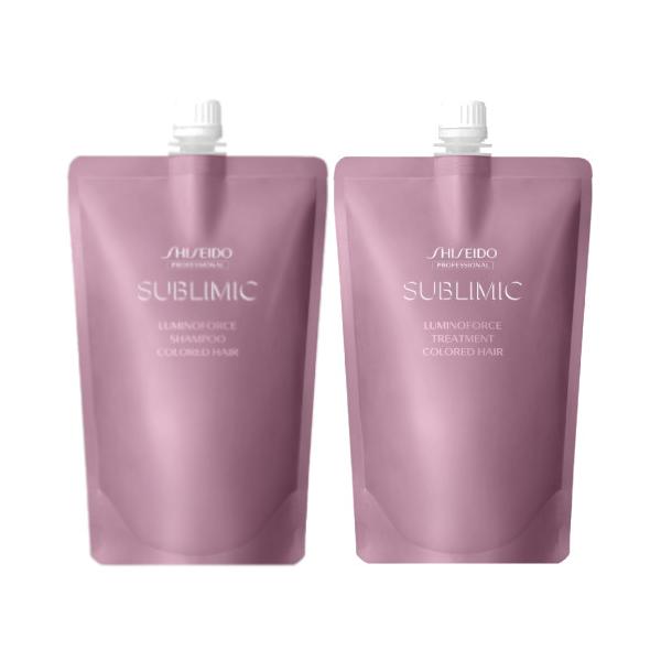 資生堂 サブリミック ルミノフォース シャンプー 450ml ＆ トリートメント 450g セット スカルプケア