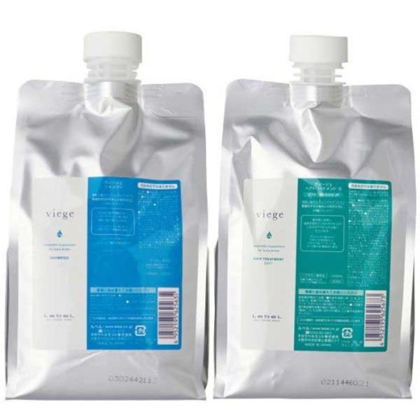 ヴィージェ シャンプー トリートメント S 1L レフィル セット ルベル ヴィージェ シャンプー 1000mL & ヘアトリートメント S