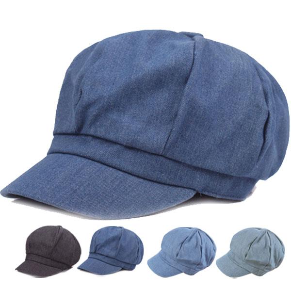 デニム キャスケット キャップ 無地 帽子 コットン キャスケット帽 ハンチング メンズ レディース 春 夏 CAP 1317