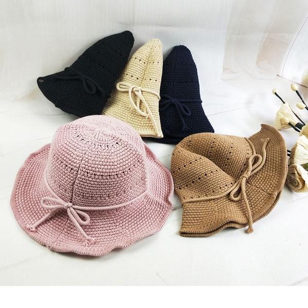 バケットハット レディース 帽子 透かし編み 折りたたみ ハット バケット帽 無地 バケット帽子 レディース帽子 婦人帽 Hat 1503 Cap 1503 Ilandwig 通販 Yahoo ショッピング