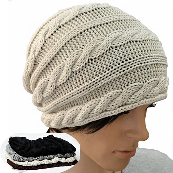 ケーブル編み ニット帽 帽子 ニットキャップ ワッチキャップ ビーニー メンズ レディース KNIT CAP 4168