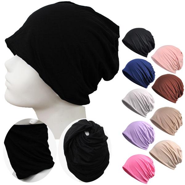 薄手 スクリューキャップ 帽子 ニット帽 ネックウォーマー サマー