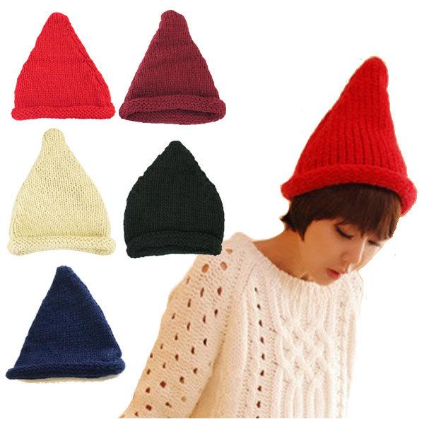 ニット帽 とんがり 三角ニット レディース Cap 4931 Ilandwig 通販 Yahoo ショッピング