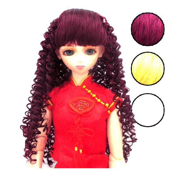 red doll wig