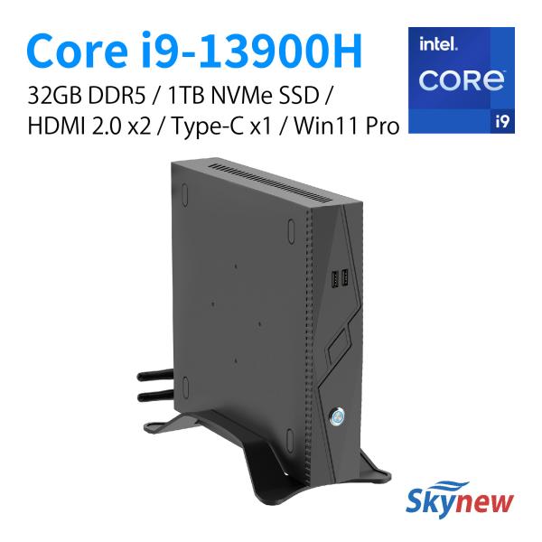 Skynew ミニ ゲーミングPC Windows11 Pro/インテル第13世代 Core i9-13900H / RTX 4060 / 32GB DDR5 RAM / 1TB SSD / GA-02