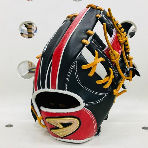 ディークエスト　D-Quest　オーダーモデル　軟式内野手用　迷彩カラー　日本製 bbltomoi_d-240808-3-tomoio