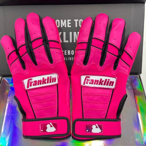 【フランクリン】バッティング手袋　Ｍサイズ① フランクリン Franklin カスタムデザイン バッティンググローブ