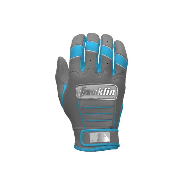【オシャレカラー】 予約　Franklin　フランクリン　オリジナルオーダーモデル　バッティング手袋　バッティンググローブ　野球　グレー　サックス　オリジナル