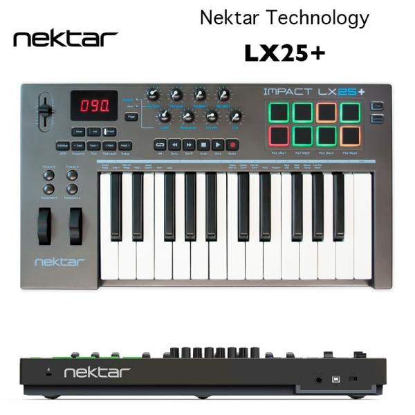 Impact LX25+ | Nektar Technology | lN^[EeNmW[@CpNgLX25vXb25dlMIDIL[{[h@xVeBΉ Ki@