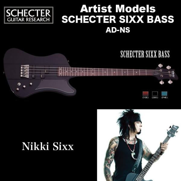 SCHECTER シェクター ベース / SIXX BASS AD-NS SBK