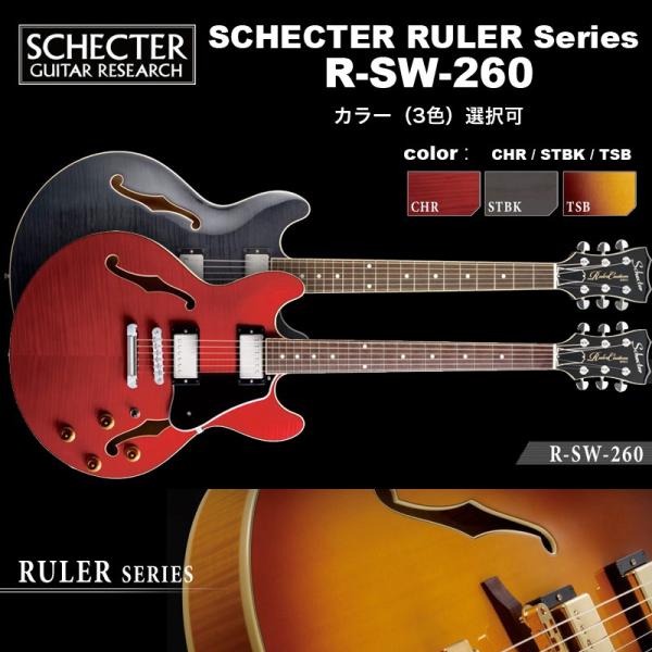 SCHECTER シェクター / R-SW-260 セミアコ エレキギター RULER 
