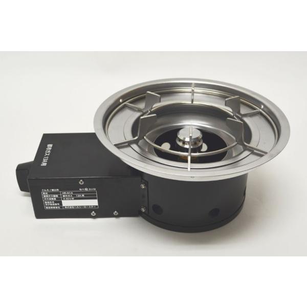 ノンダクト焼肉無煙ロースター【BBQヘルシーロースター】テーブルビルトインコンロ/6人用W1500/ウェッゲ・木目[JI593K]/パワフル