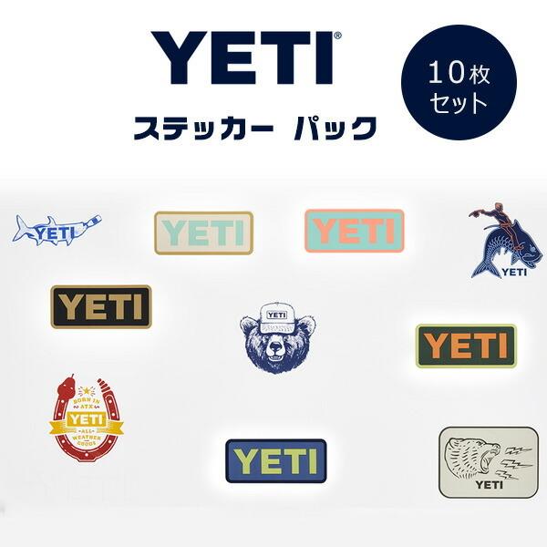 YETI /ゆうパケット対応/YETI イエティ ステッカー パック 10枚