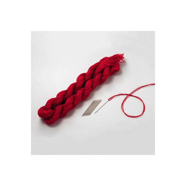 ●ボール縫い糸セット●糸50本＋針12本●糸：台湾製、針：インド製【メーカー品番： 2ZO160 】 グローブ グラブ 【 野球用品ベースボールタウン ベーチャン 】