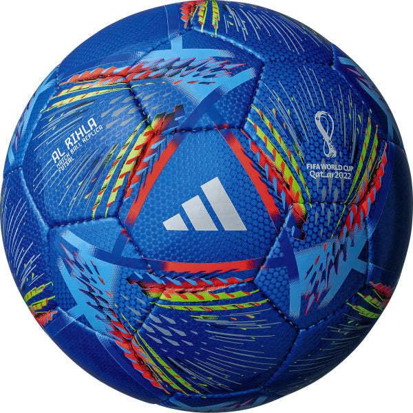 アディダス フットサルボール 3号球 青色 2022 FIFAワールドカップ 公式試合球レプリカモデル AFF351B 2022年NEWモデル