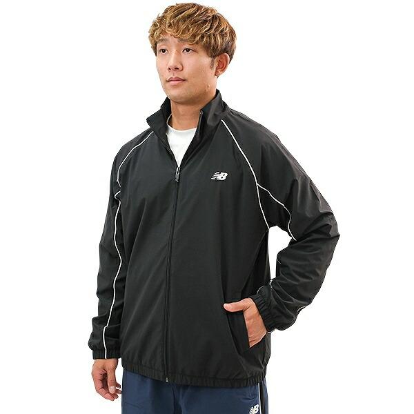 ジャージ ウーブンジャケット 大人 ニューバランス 裏起毛トラックジャケット フルジップ ジップアップ 上着 トップス スポーツウェア 男女兼用 AMJ53171