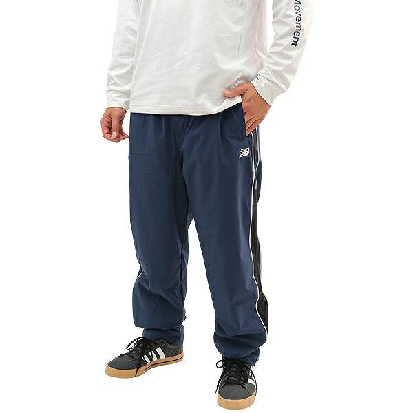 野球 ロングパンツ ウーブントラックパンツ 裏トリコット起毛 メンズ ニューバランス AMP53174 裏起毛 防寒 野球ウエア トレーニングパンツ 一般 大人