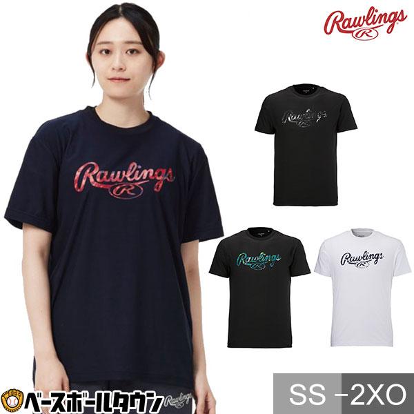 Rawlings（ローリングス） 休まず出荷 野球 Tシャツ 半袖 丸首 メンズ