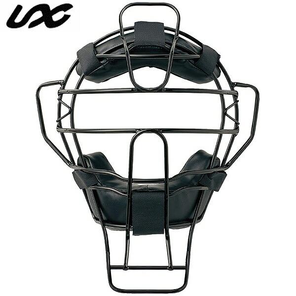 球審用ジャスティックマスク。●素材:カーボンスチール●重量:約548g●対応:硬式用●SG規格品質基準合格品●ワイドベルトハーネス付、のどへの防球スロートガードパッド不要●ユニックス UNIX ブランド スポーツメーカー 審判用品 アンパイ...