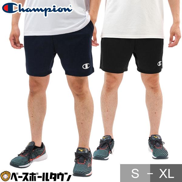 ●Sサイズ Mサイズ Lサイズ Oサイズ LLサイズ XLサイズ ブラック 黒 ネイビー 紺 Champion チャンピオン ブランド スポーツメーカー メンズ用 男性用 紳士用 一般用 大人用 ハーフパンツ ショートパンツ ショーツ ハー...