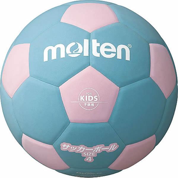 モルテン サッカーボール サッカー2200 軽量4号 ピンク×シアン F4S2200-PC
