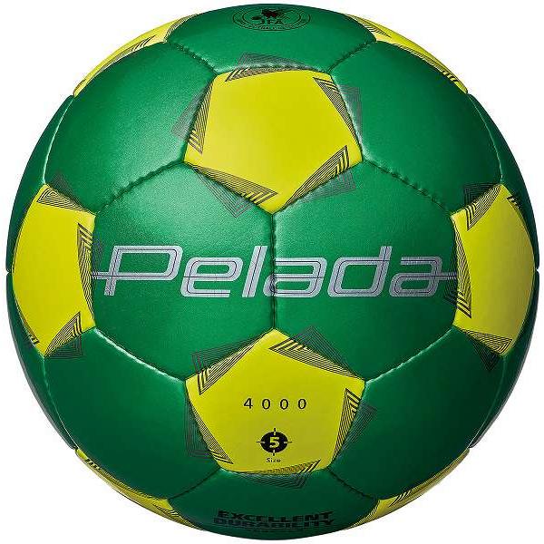 molten モルテン サッカーボール ペレーダ 4000 5号 緑黄 検定球