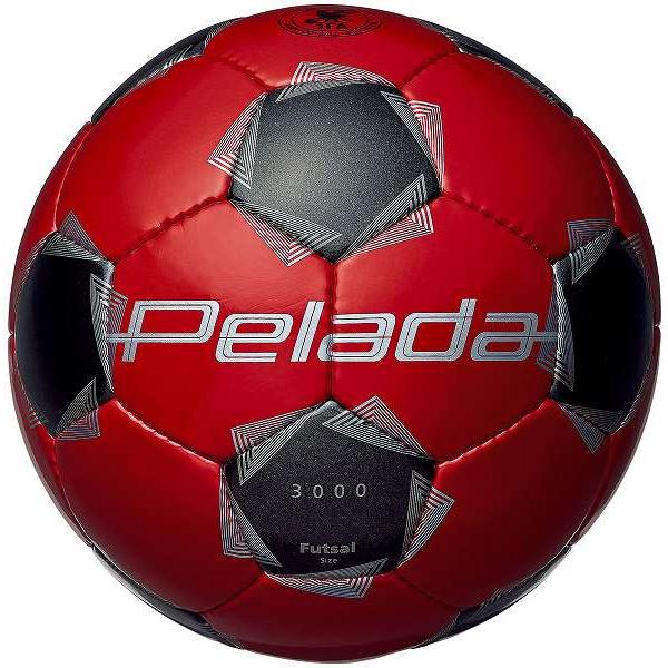 ぺレーダのエントリーモデル。●競技：フットサル●号数：ボール４号●対象：中学生以上●カラー：メタリックレッド×メタリックブラック●素材・材質：人工皮革●製法：縫い●原産国：中国●ネーム対応：可●ペレーダ3000 フットサル 赤黒 中学生 体...