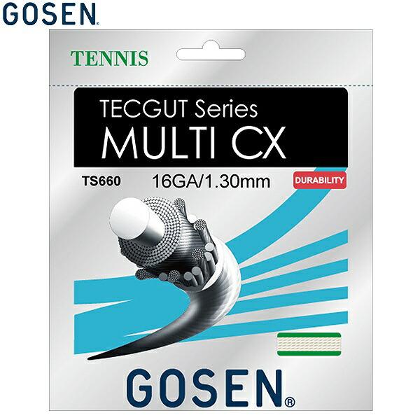 GOSEN（ゴーセン） 硬式 テニス ガット テックガット マルチCX16 1.30