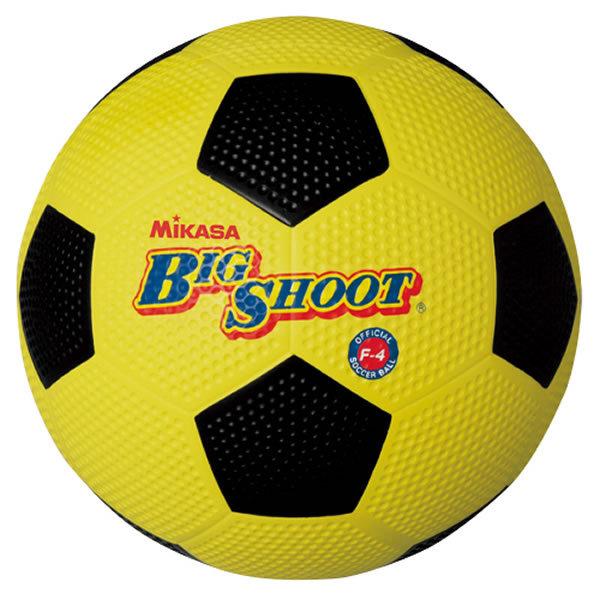 MIKASA（ミカサ） サッカーボール ビッグシュート 4号球 ゴム 黄/黒 F4