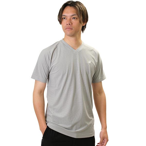 New Balance 野球 アンダーシャツ 大人 夏用 半袖 Vネック