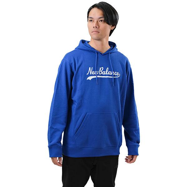 フロントにニューバランスロゴをプリントしたフーディースウェット。しっかりと厚みのある380gのフレンチテリー生地を採用。●カラー：TRY(チームロイヤル)●サイズ：S、M、L、XL、2XL●素材：綿60%、ポリエステル40%●参考サイズ(着...