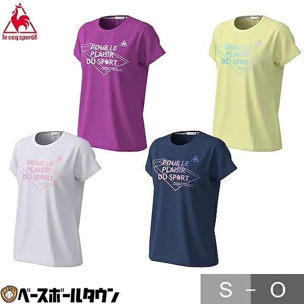 16216　ルコック　レディース　Ｔシャツ　紫色　サイズＬ le coq sportif sportif(ルコック) 半袖シャツ レディース