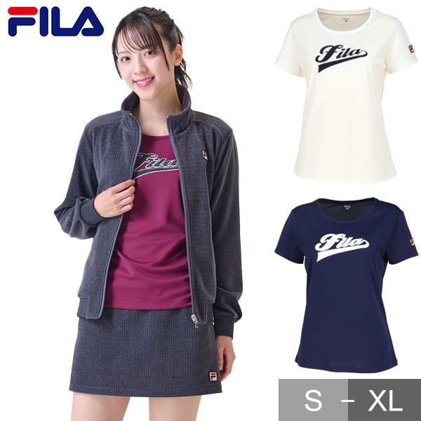 FILA（フィラ） テニス アップリケTシャツ レディース プラクティスT