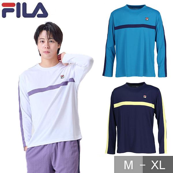 FILA（フィラ） テニス ロングスリーブシャツ 長袖 メンズ クルー