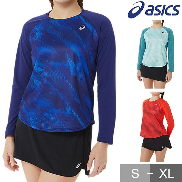 asics - アシックス ロンＴ ASICS アシックス テニス ロングTシャツ ドライウイメンズ長袖