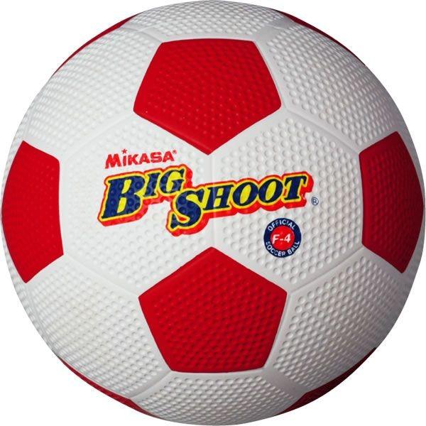 Mikasa サッカーボール ホワイト/レッド MIKASA（スポーツ） ミカサ サッカーボール ビッグシュート 4号