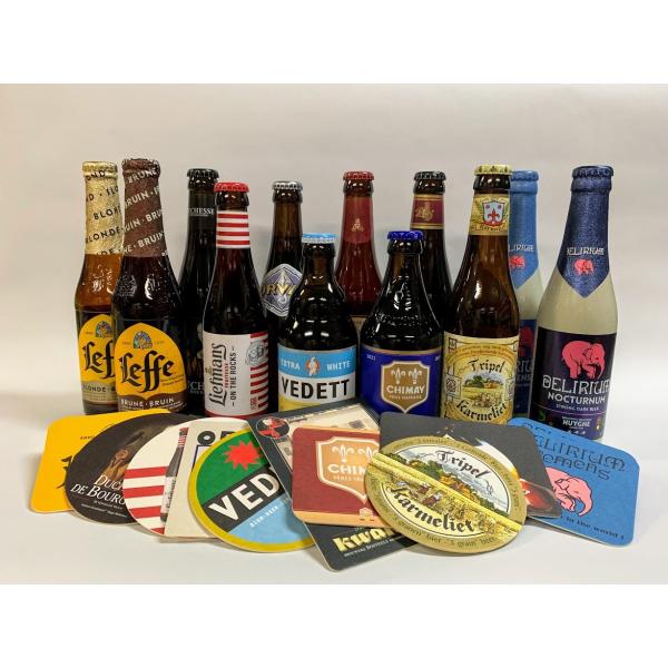 ビール専門店厳選ベルギービール １２本セット（専用コースター12枚付き）