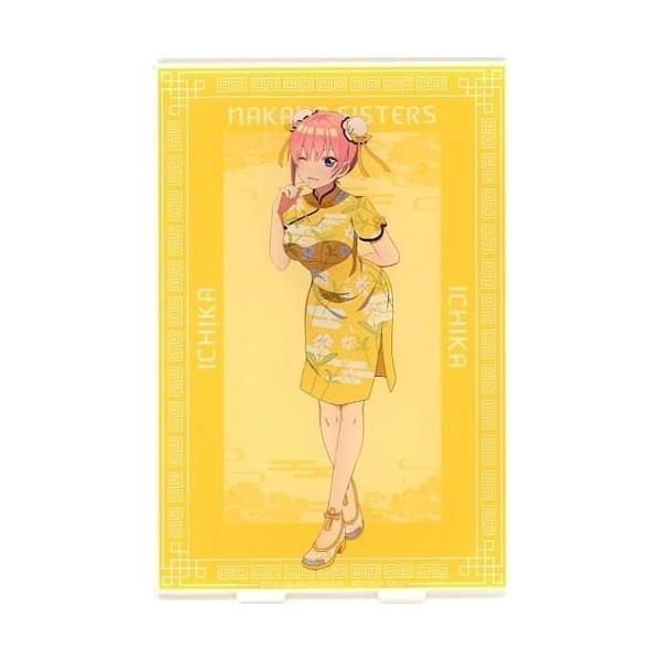 映画 五等分の花嫁 描き下ろしイラスト チャイナドレスver. BIGアクリルスタンド 中野一花 当たり付き一撃缶バッジコレクション