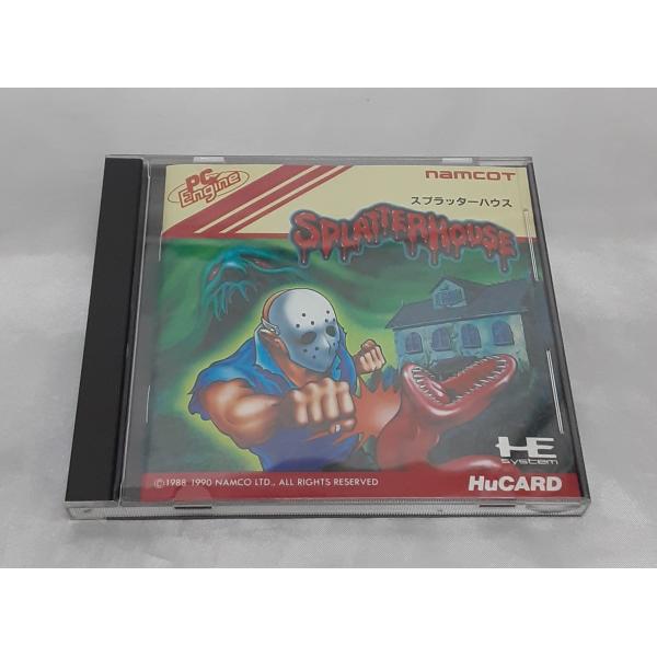スプラッターハウス SPLATTER HOUSE HuCARD ヒューカード Pc Engine PCエンジン ゲーム 箱・説明書・ハガキ付き 動作確認済み