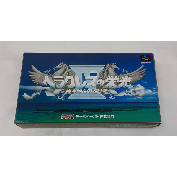 SFCソフト「ヘラクレスの栄光Ⅳ～神々からの贈物～”」中古の出品です。 スーパーファミコン ヘラクレスの栄光Ⅳ 神々からの贈り物 - メルカリ