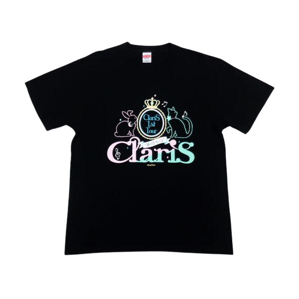 ClariS 1st Tour 夢の1ページ 公式グッズ Tシャツ ブラック XLサイズ
