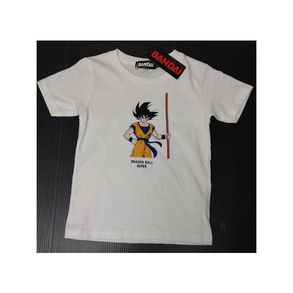 ドラゴンボール Tシャツ ホワイト　当時物　バンダイ ドラゴンボール超 BANDAI バンコレ 孫悟空 ホワイト 白 子供服 110
