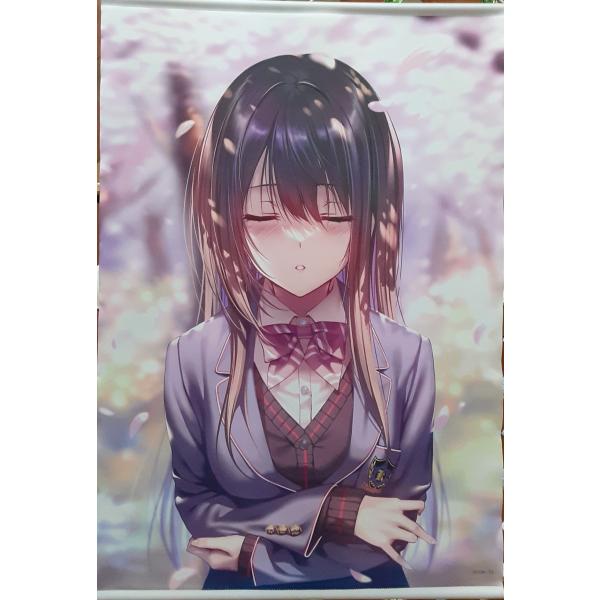 水澄華実 kiss me キス B2 タペストリー 制服 はにかみ彼女 水澄華実 kiss me キス B2 タペストリー 制服 はにかみ彼女