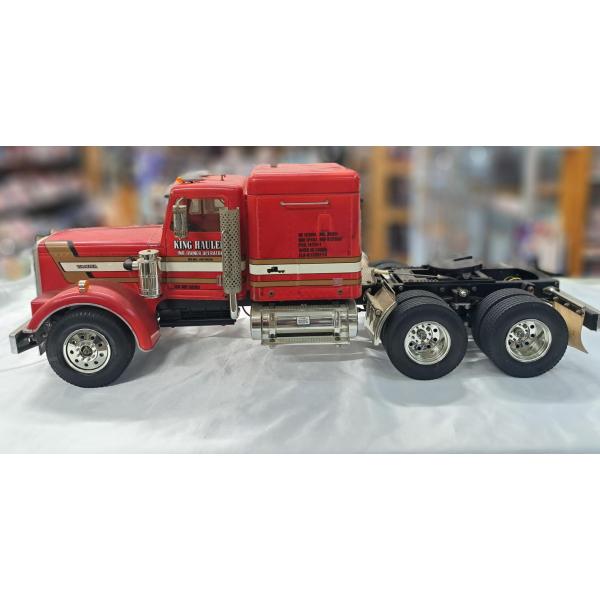 1/14 ビッグトラックシリーズNO.1 トレーラーヘッド・キングハウラー ジャンク品 現状品 1/14 トレーラーヘッド キングハウラー 電動RC