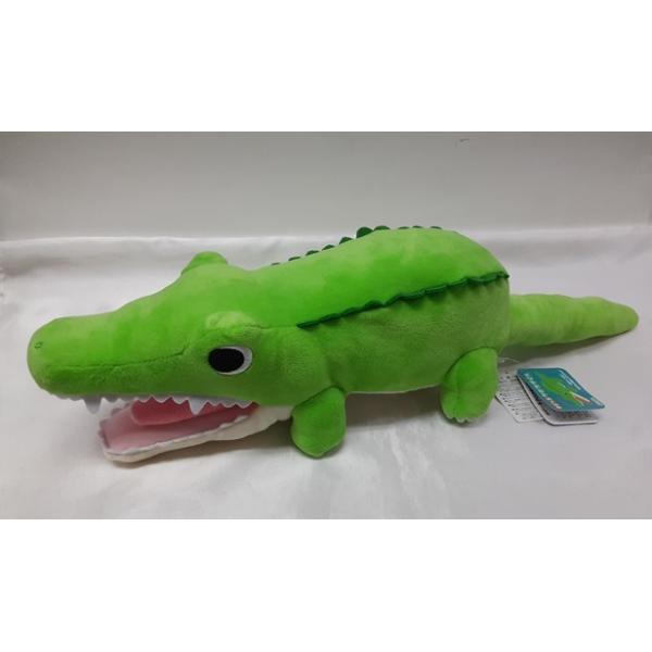 のび〜る クロコダイル ワニ ぬいぐるみ 約57cm タグ付き : B